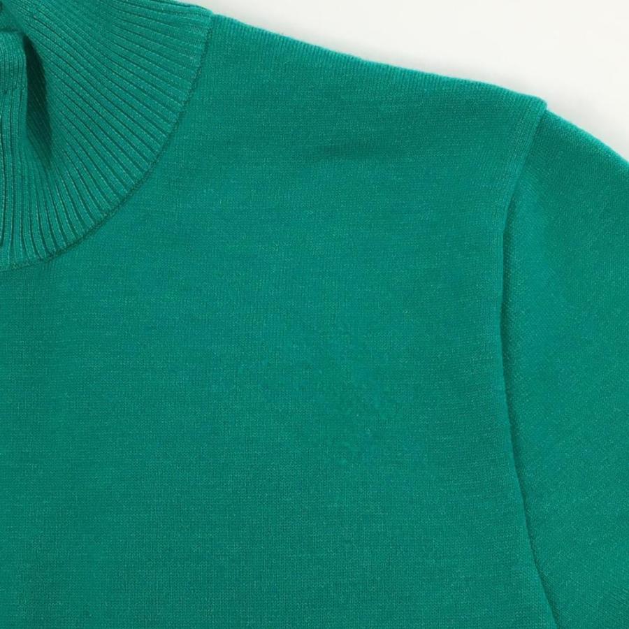 DESCENTE GOLF 【美品】デサントゴルフ 中綿ニットジャケット グリーン