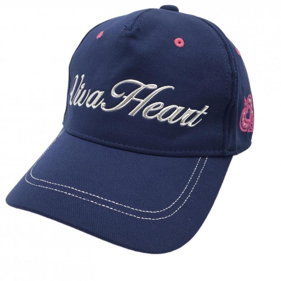 VIVA HEART（ビバハート） 【美品】ビバハート キャップ ネイビー ロゴ