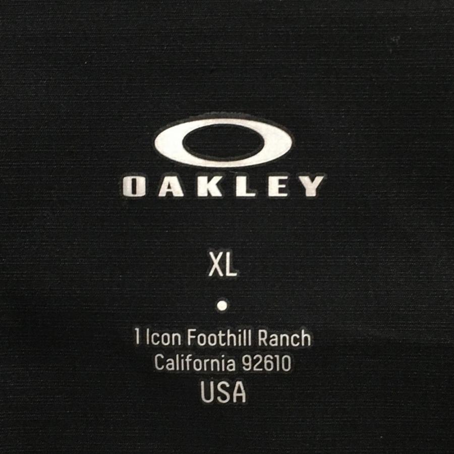 OAKLEY（オークリー） 襟付き中綿ジャケット 黒 スナップボタン メンズ