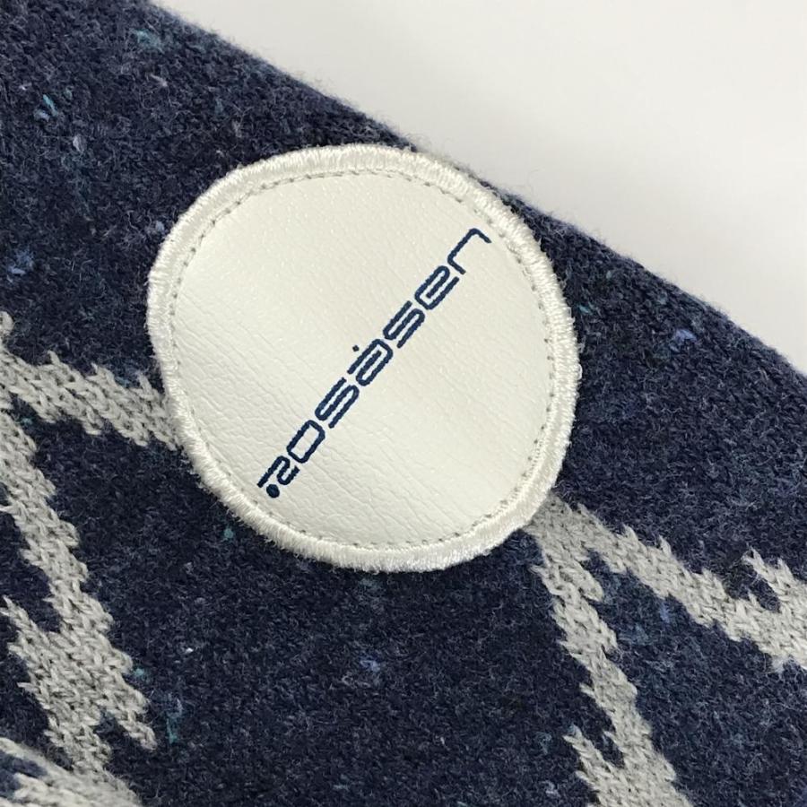 Rosasen（ロサーセン） 【美品】ロサーセン 半袖セーター ネイビー