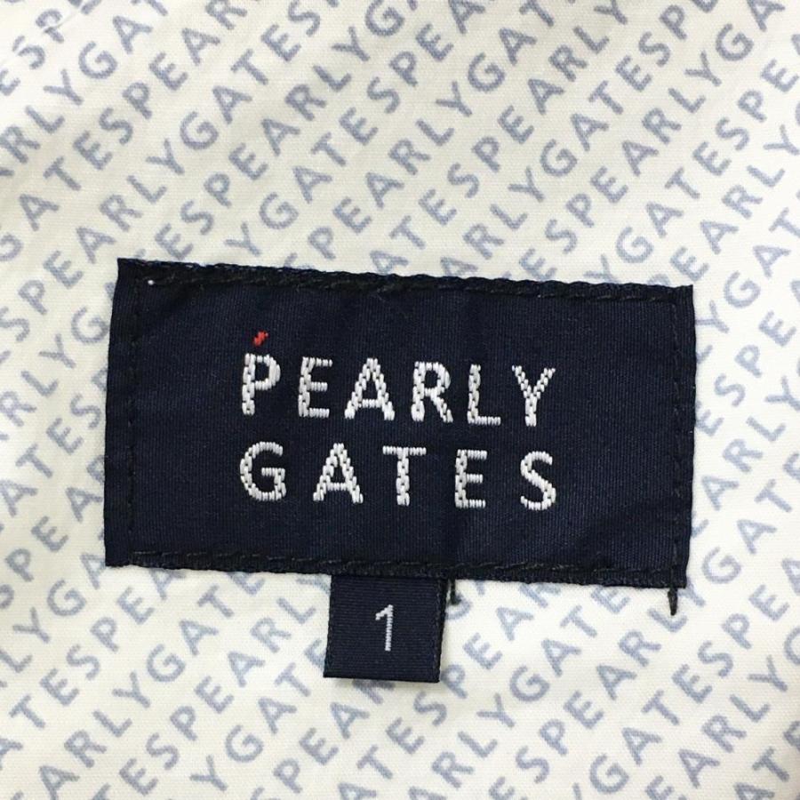 PEARLY GATES - 【新品】パーリーゲイツ パンツ 白×イエロー ギザギザボーダー ストレッチ レディース 1(M) ゴルフウェア PEARLY GATES PEARLY GATES（パーリーゲイツ） 【新品】パーリーゲイツ パンツ 白