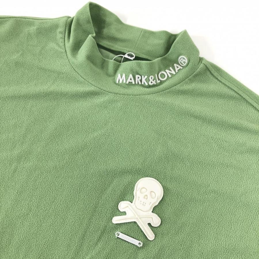 MARK&LONA 【新品】マークアンドロナ 半袖ハイネックシャツ