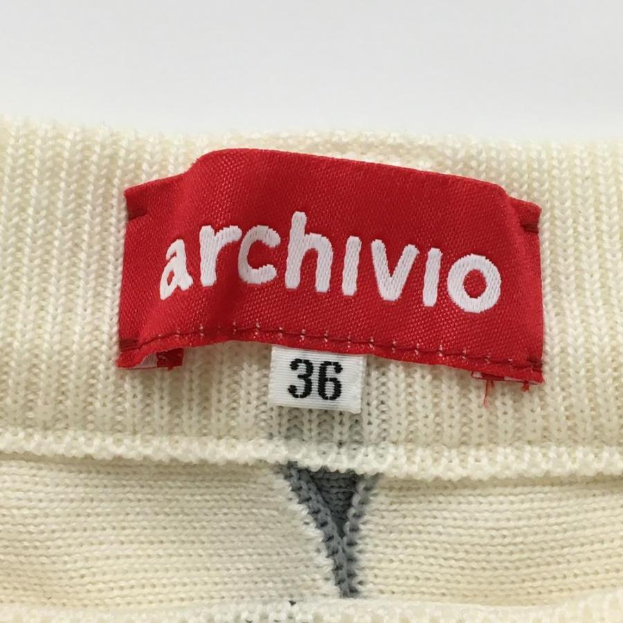 (美品)アルチビオarchivio ニットセーター・中綿スカート サイズ36 美品)アルチビオarchivio ニットセーター・中綿スカート サイズ