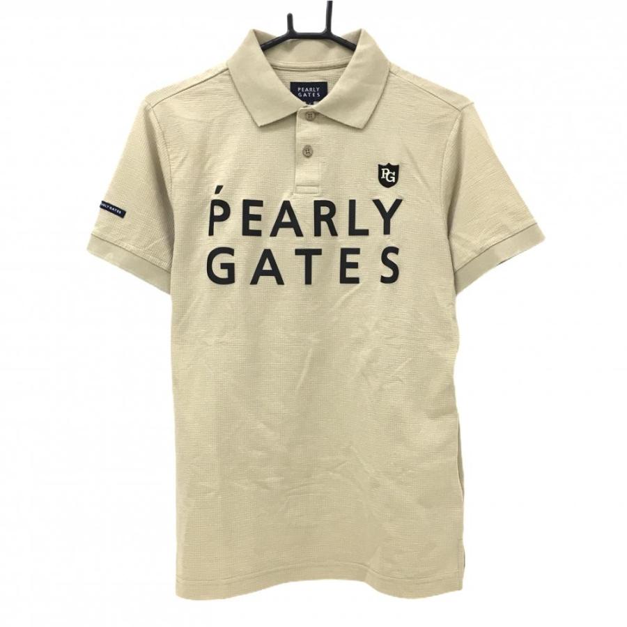 PEARLY GATES PGロゴポロシャツ ベージュ 【公式通販】