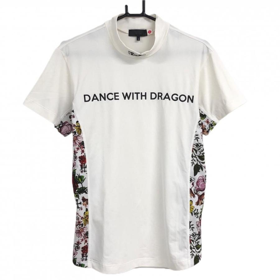メンズ ダンスウィズドラゴン DANCE WITH DRAGON 半袖シャツ 3(L) 白