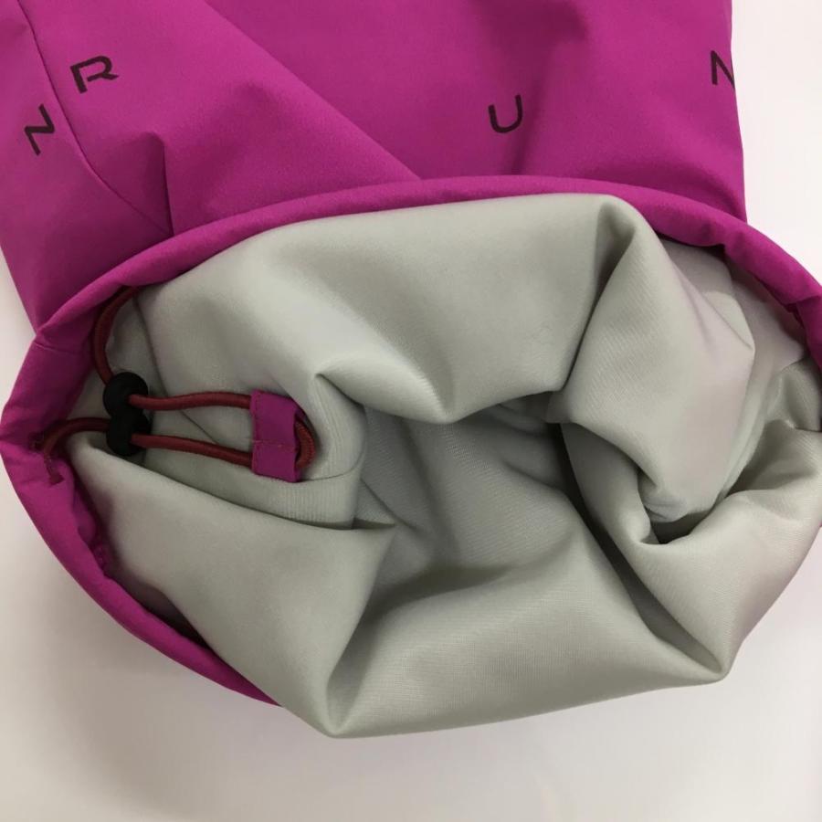 Munsingwear 【新品】マンシングウェア 中綿パンツ ピンク×黒 ロゴ総柄  