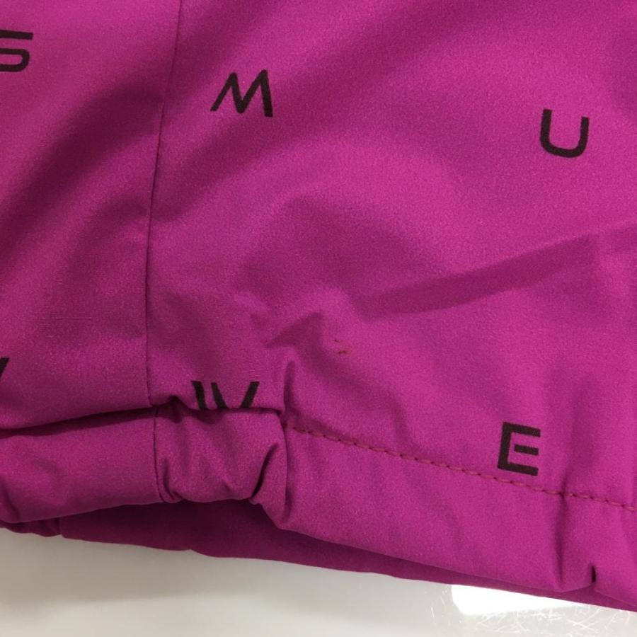 Munsingwear 【新品】マンシングウェア 中綿パンツ ピンク×黒 ロゴ総柄  