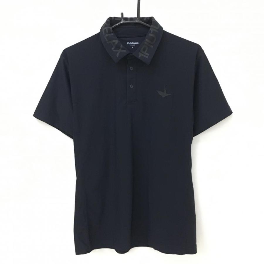1PIU1UGUALE3 RELAX ブラック ポロシャツ M 1PIU1UGUALE3 RELAX t