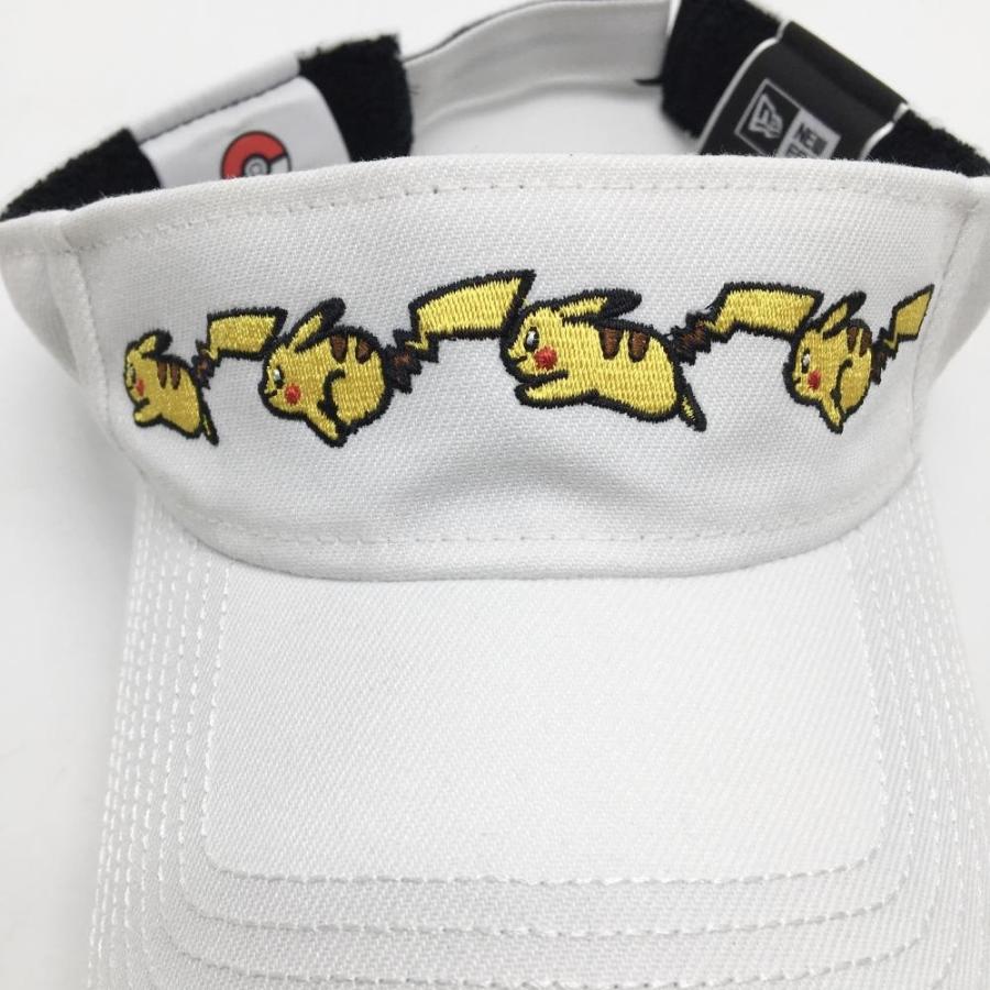 NEW ERA（ニューエラ） 【美品】ニューエラ×ポケモン サンバイザー 白
