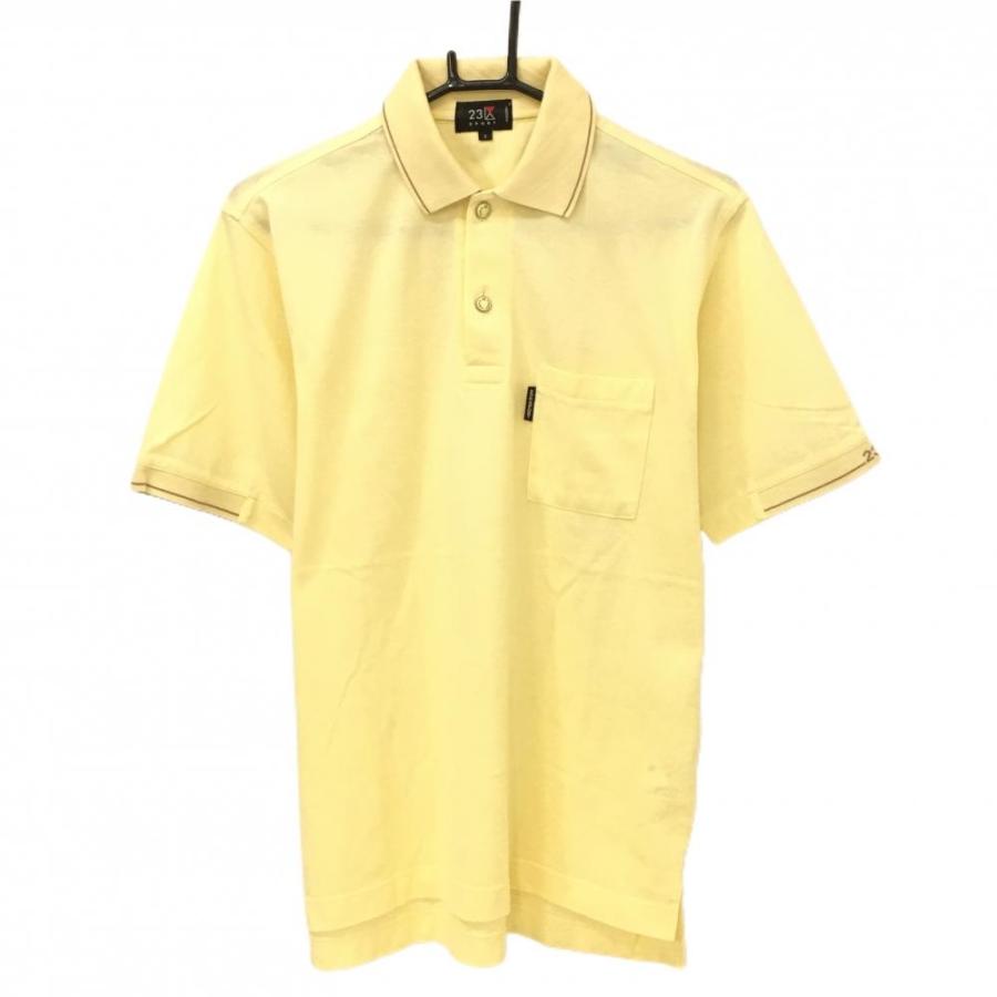 23区GOLF 半袖 ゴルフウェア Sサイズ MEN】グラフィックロゴ 半袖ポロシャツ / 23区GOLF