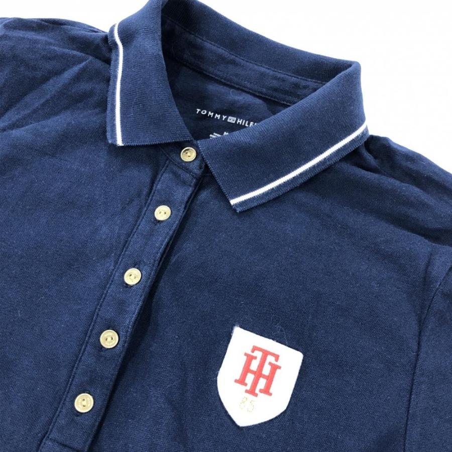 TOMMY HILFIGER（トミー・ヒルフィガー） 半袖ポロワンピース ネイビー 