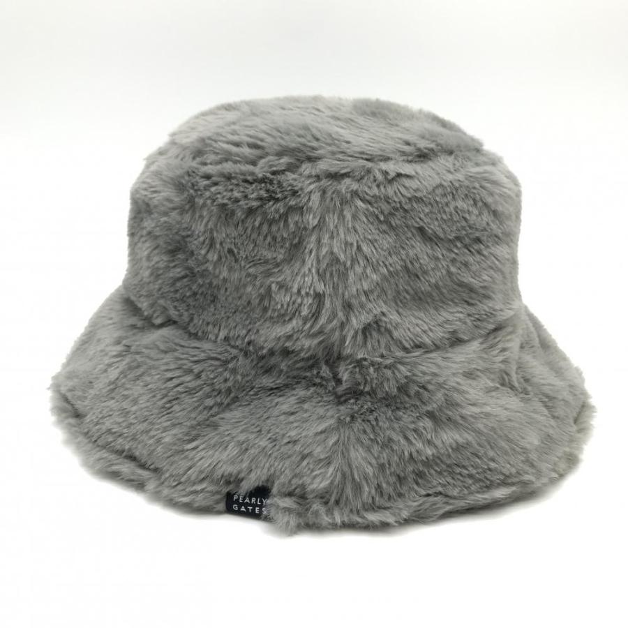 PEARLY GATES メンズ　ファー ハット グレー PEARLY GATES（パーリーゲイツ） 【超美品】パーリーゲイツ ファー