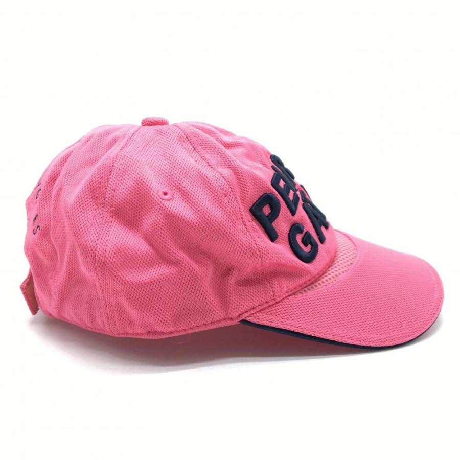 PEARLY GATES パーリーゲイツ キャップ ピンク×ネイビー 立体