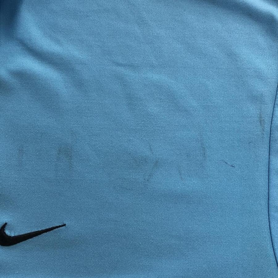 NIKE（ナイキ） ナイキゴルフ 半袖ポロシャツ ライトブルー×黒 胸ロゴ