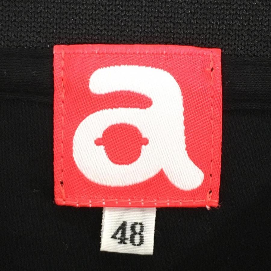 超美品】アルチビオ 半袖ポロシャツ 黒 背面ロゴ ワッペン メンズ 48(L  