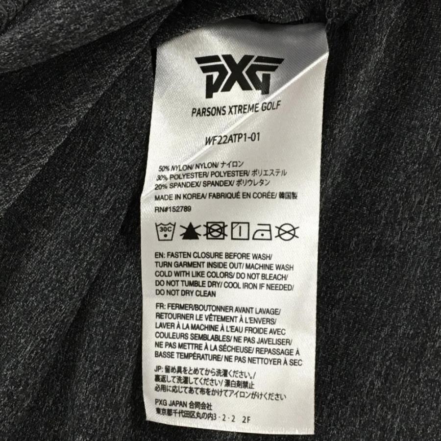 PXG 【新品】パーソンズエクストリームゴルフ 半袖ポロシャツ 杢グレー
