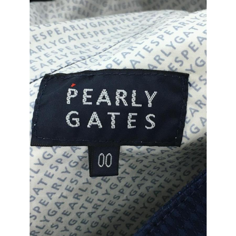 【新品】パーリーゲイツ ショートパンツ ネイビー×ダークネイビー 総柄織生地 レディース 00(XS) ゴルフウェア PEARLY GATESの画像