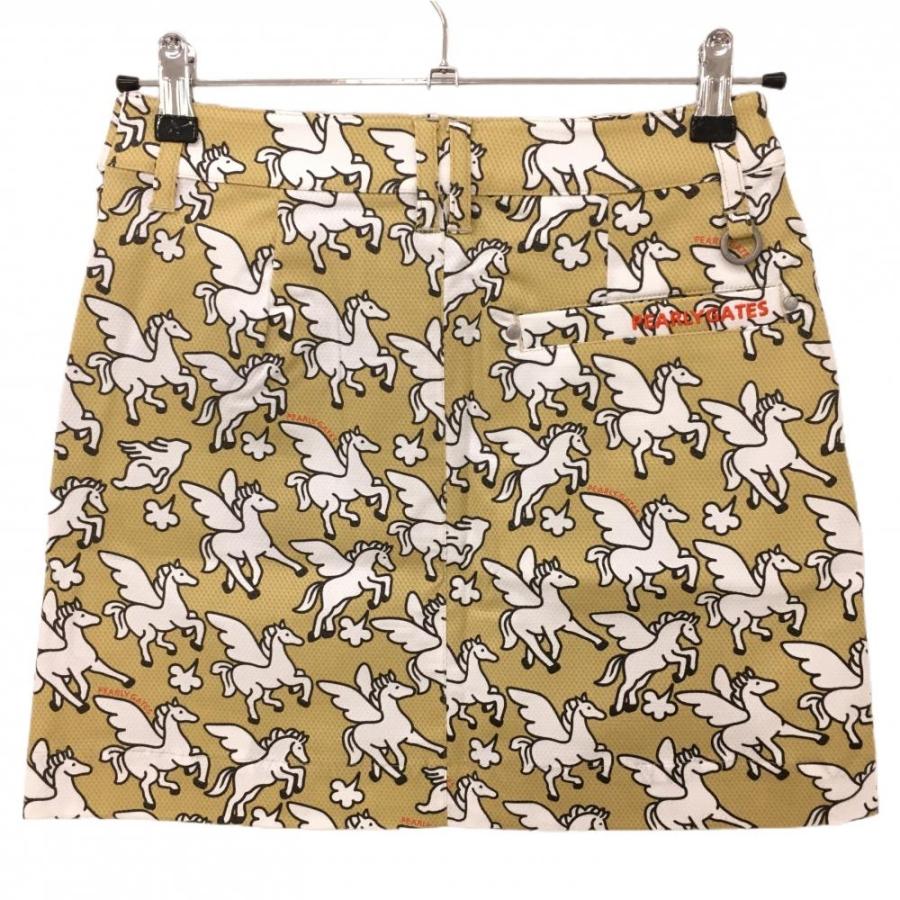 PEARLY GATES ウサギ刺繍スカート ベージュ PEARLY GATES（パーリーゲイツ） 【新品】パーリーゲイツ スカート