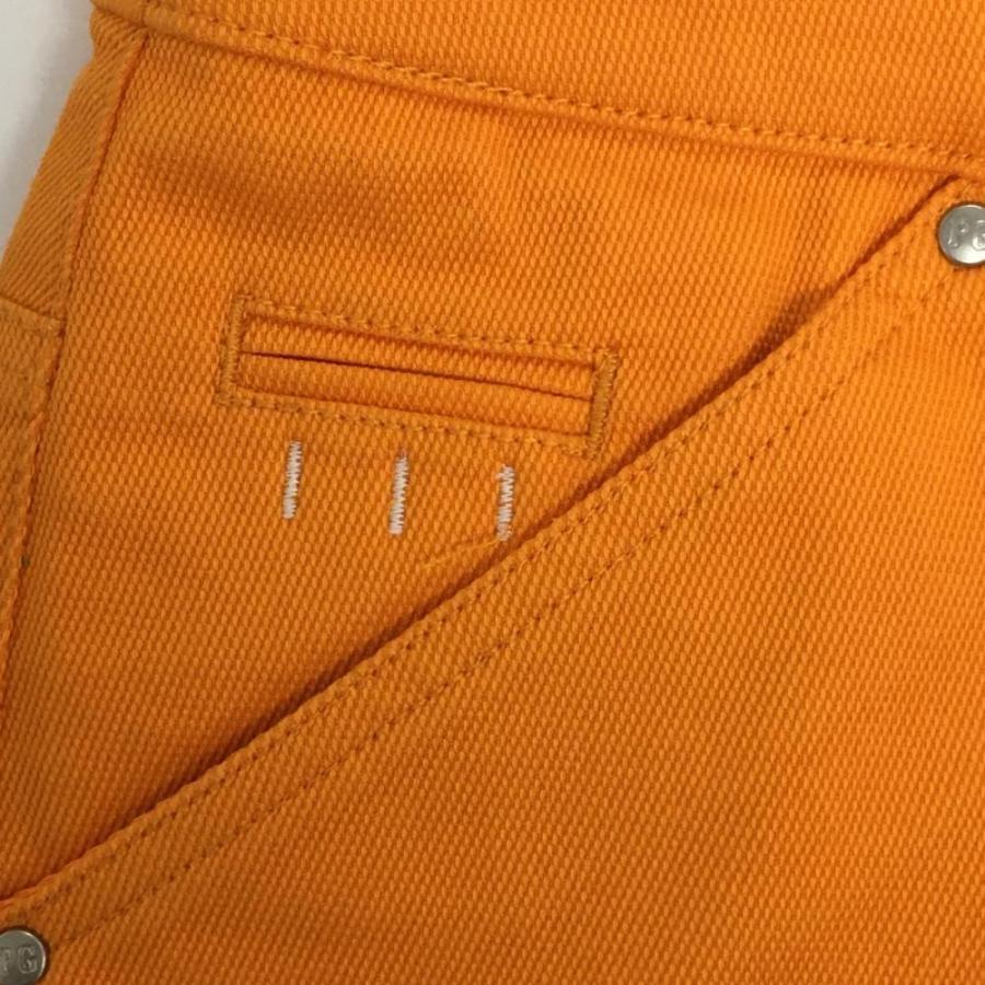 【新品】パーリーゲイツ ショートパンツ オレンジ×ネイビー ロゴ刺しゅう ストレッチ レディース 0(S) ゴルフウェア PEARLY GATESの画像