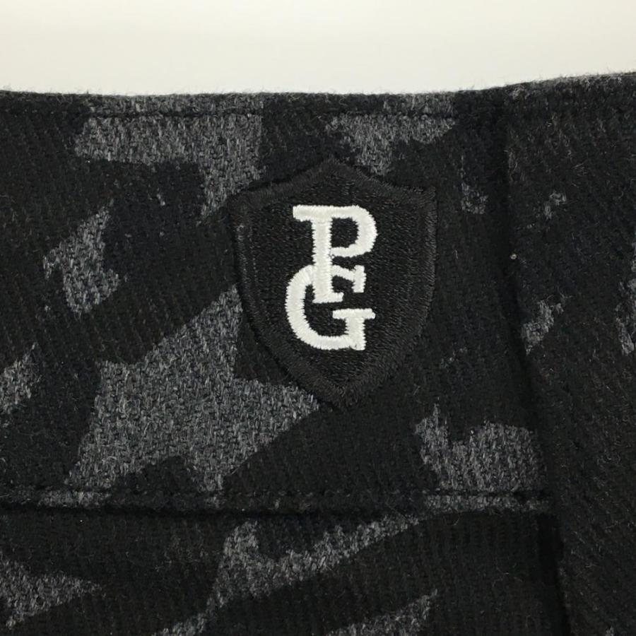【新品】パーリーゲイツ スカート グレー×黒 千鳥柄 レオパード ストレッチ レディース 00(XS) ゴルフウェア PEARLY GATESの画像