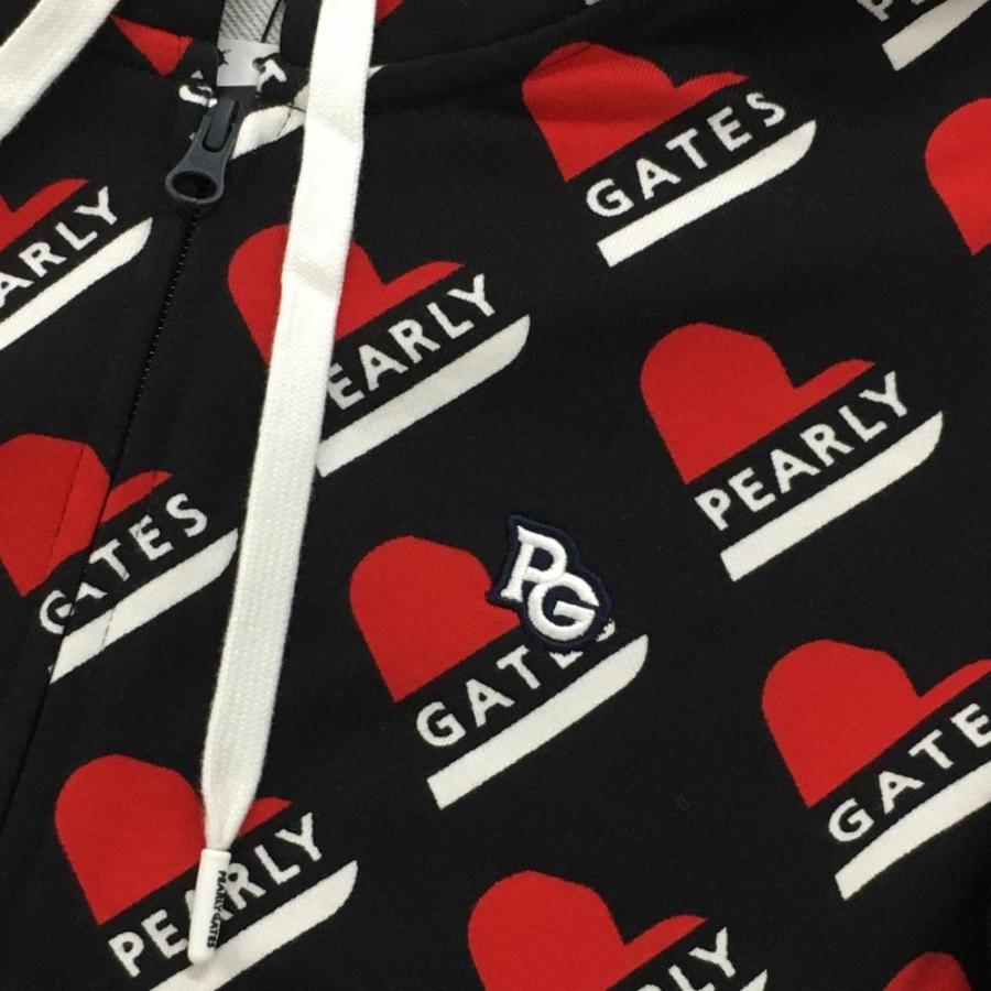 ✨希少 L✨パーリーゲイツ フーディー ジップパーカー 総ロゴ カラフル ✨希少XL✨PEARLY GATES メンズ ジップパーカー 総ロゴ カラフル