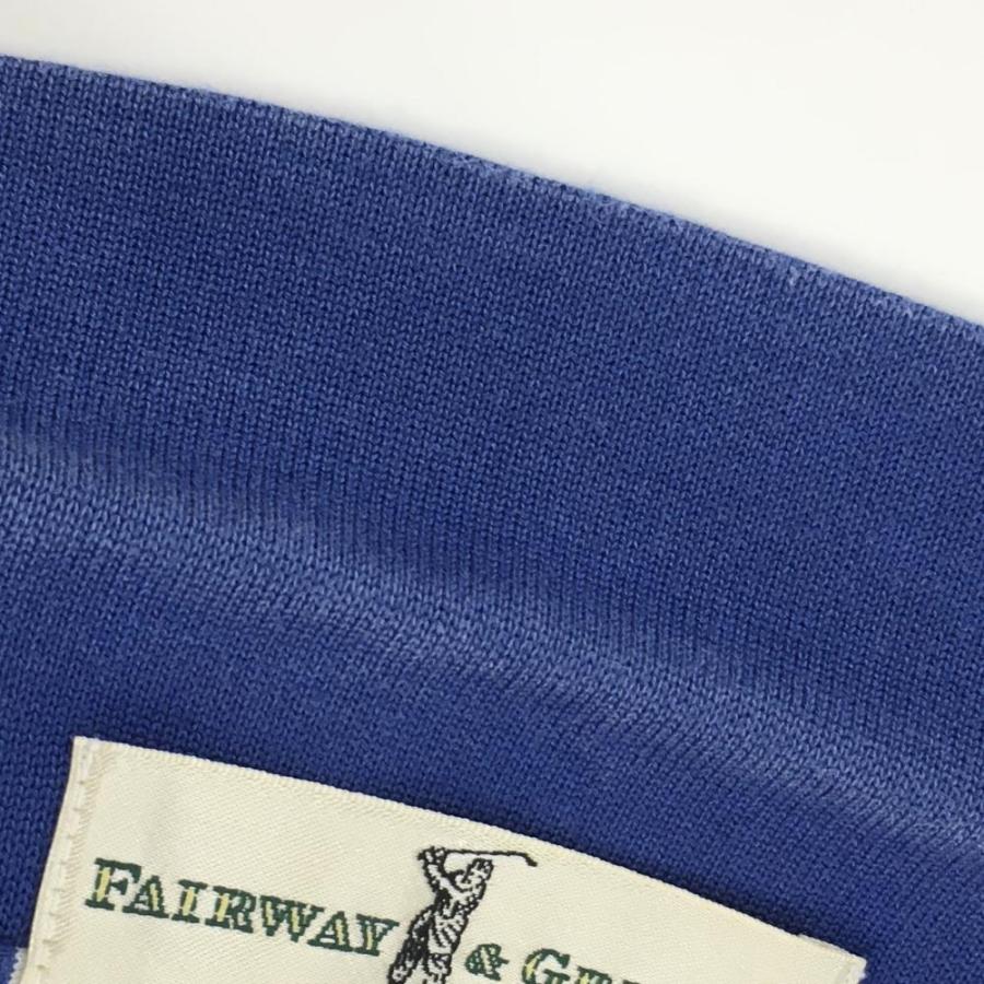 未使用　スコッティキャメロン　青と白のストライプ ポロシャツ　サークルT 未使用 スコッティキャメロン 青と白のストライプ ポロシャツ