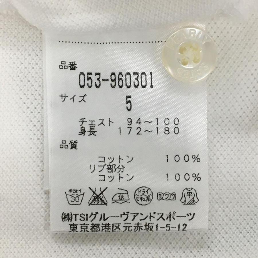 PEARLY GATES（パーリーゲイツ） 半袖ポロシャツ 白×ライトブルー ニコ