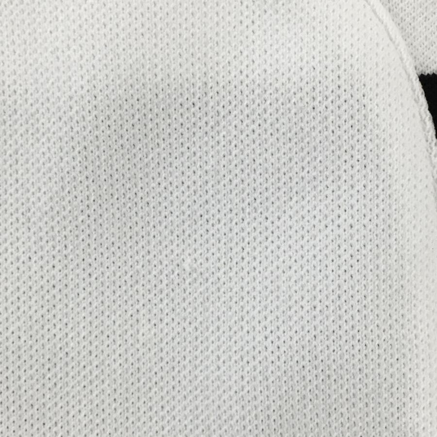 HORN GARMENT 【美品】ホーンガーメント 長袖ニットポロシャツ 黒×白