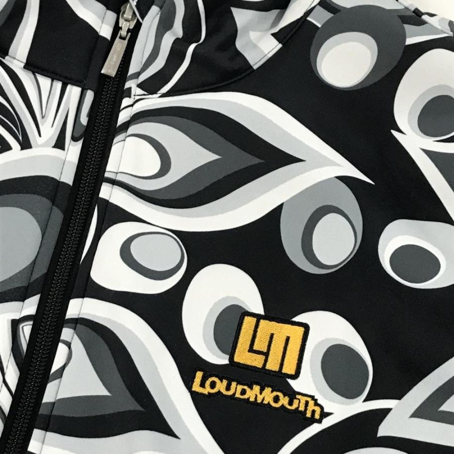 【週末価格】LoudMouth シャガデリック L ジャケット　ブルゾン　裏起毛 LOUDMOUTH 【美品】ラウドマウス ジャケット グレー×黒 シャガ