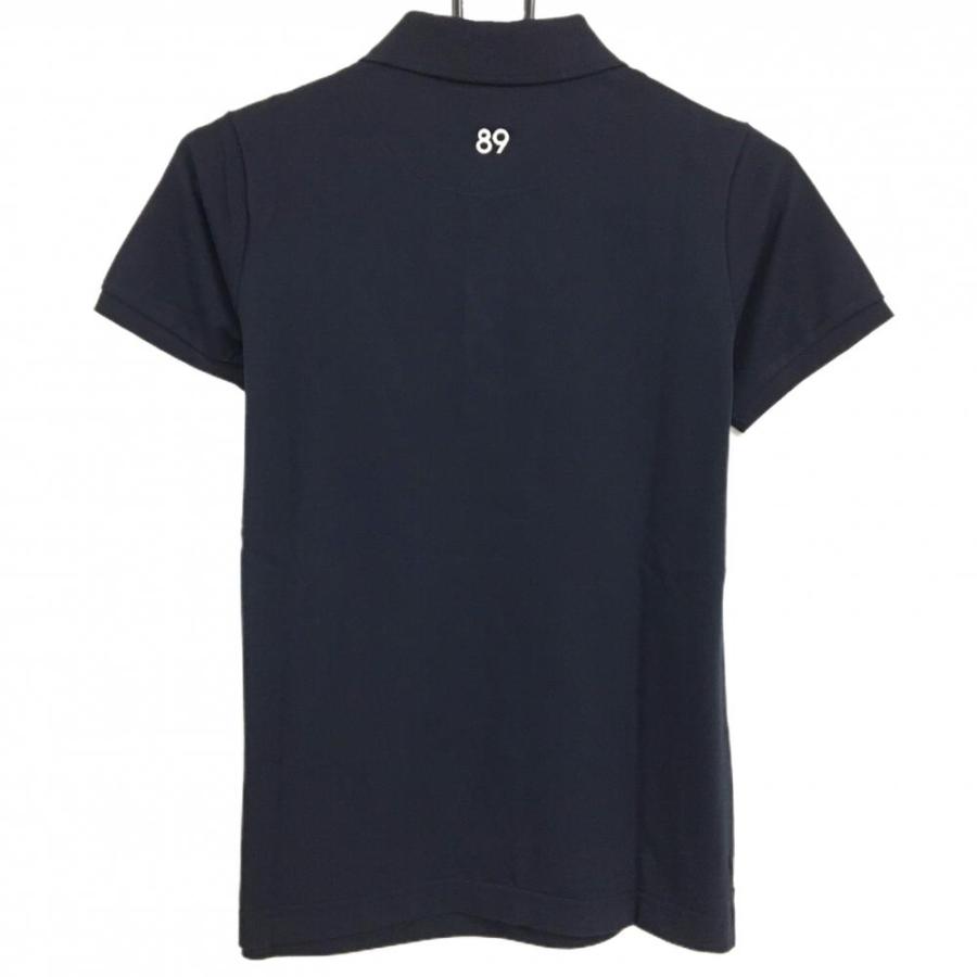 【新品タグ付】パーリーゲイツ レディース　半袖　ポロシャツ　M 紺 PEARLY GATES パーリーゲイツ 半袖ポロシャツ ネイビー系 0