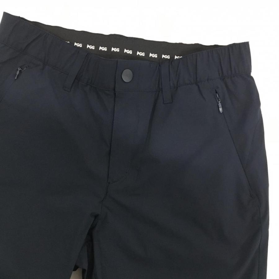 PGG 【新品】PGGパーリーゲイツ パンツ ダークネイビー×白 ウエスト