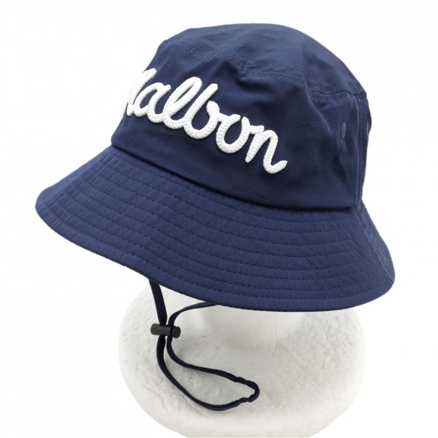 Malbon Golf（マルボンゴルフ） 【超美品】マルボン ハット ネイビー