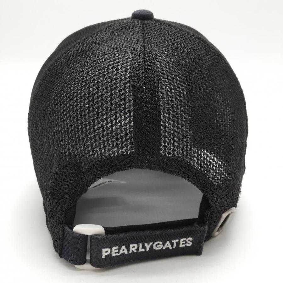 PEARLY GATES（パーリーゲイツ） メッシュキャップ ネイビー×レッド
