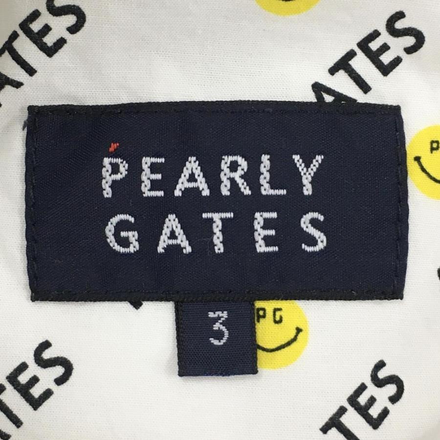 PEARLY GATES（パーリーゲイツ） ハーフパンツ ネイビー×白 総柄 ニコ