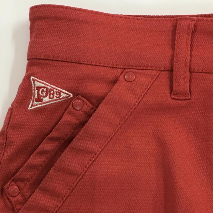 PEARLY GATES パーリーゲイツ ハーフパンツ レッド ロゴネイビー