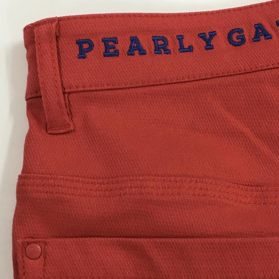PEARLY GATES★美品 3 M位 30周年 ハーフパンツ ネイビー PEARLY GATES パーリーゲイツ ハーフパンツ レッド ロゴネイビー