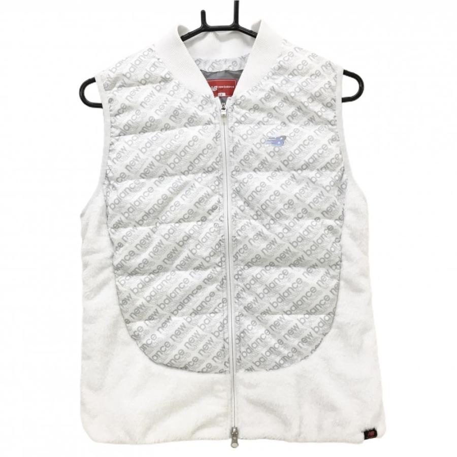 ニューバランス ゴルフ ホワイト ボア ベスト フルジップ ボア ベスト