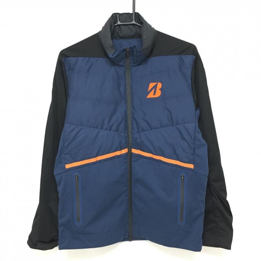ブリヂストンゴルフ ネイビー ダウンジャケット　サイズM BRIDGESTONE GOLF 【美品】ブリヂストンゴルフ ダウンジャケット