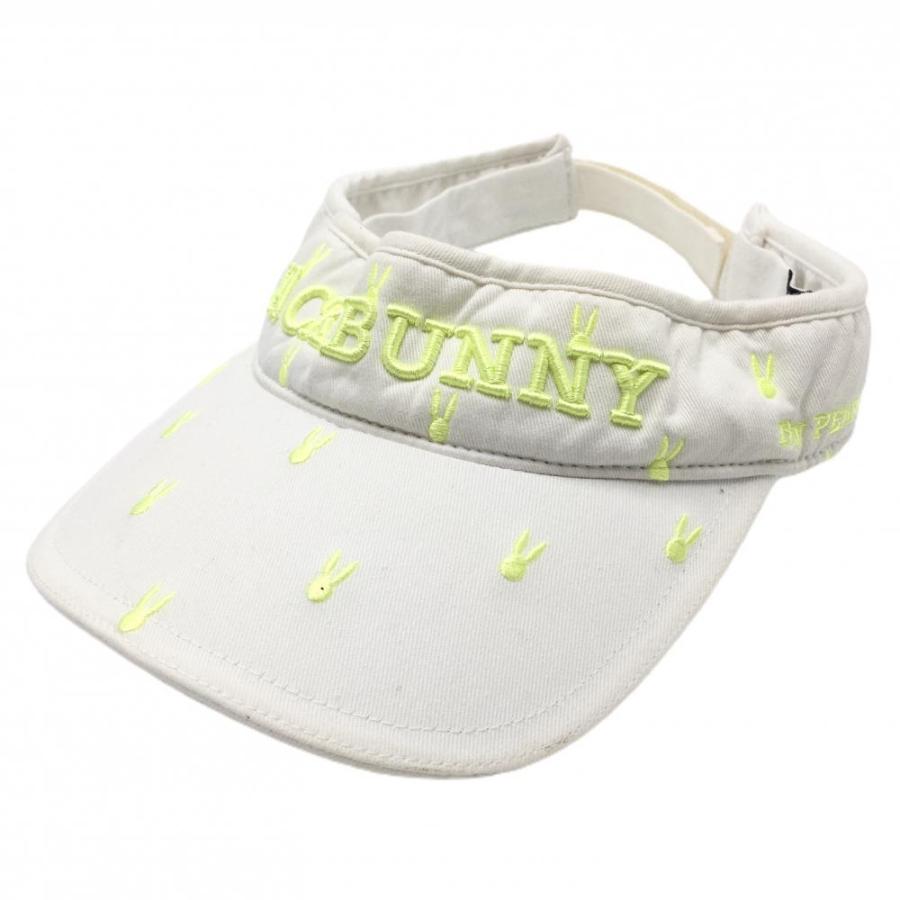 JACK BUNNY ジャックバニー サンバイザー ホワイト系 FR ゴルフウェア 