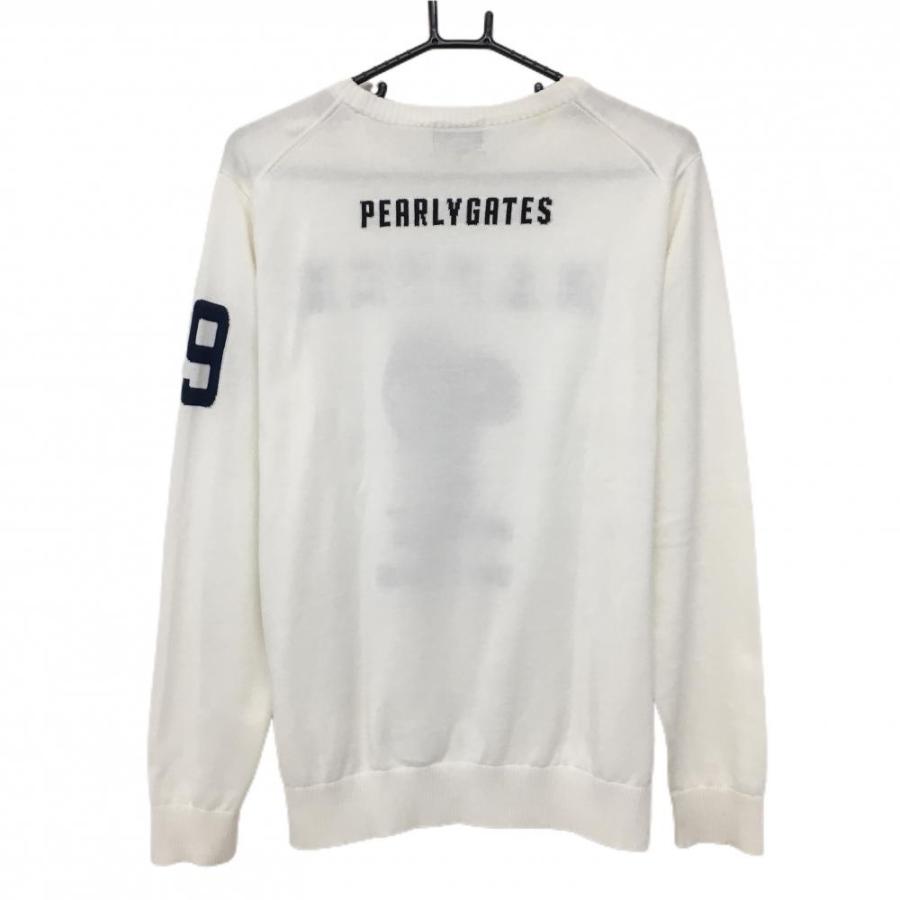PEARLY GATES パーリーゲイツ×PEANUTS セーター 白×黒