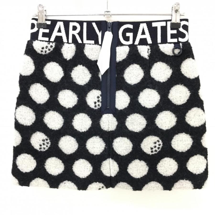 PG パーリーゲイツゴルフスカートネイビードット柄スカート PEARLY GATES（パーリーゲイツ） 【新品】パーリーゲイツ ウール