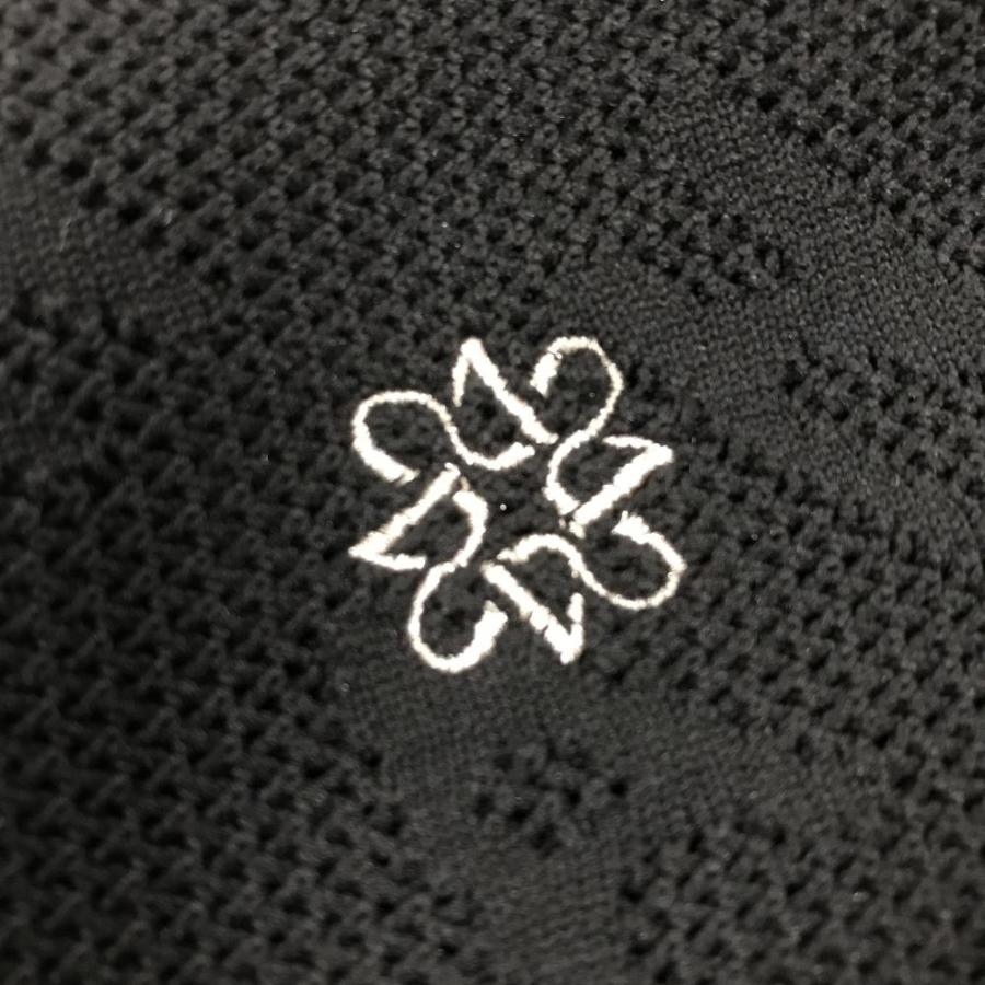 St ANDREWS 【美品】セントアンドリュース セーター 黒 英字ロゴ総柄