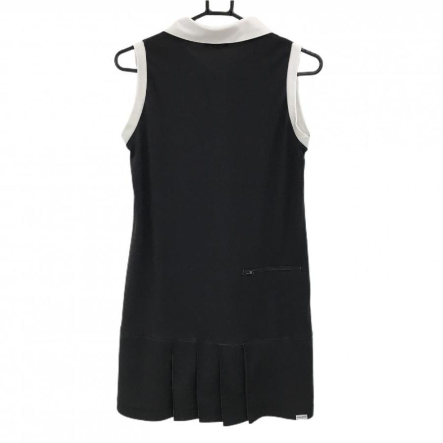 black&white ゴルフウェア　ワンピース Black＆White ブラックアンドホワイト 半袖ハイネックワンピース