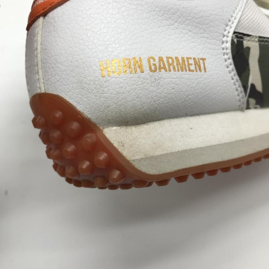 HORN GARMENT 【美品】ホーンガーメント ゴルフシューズ 白×カーキ 一
