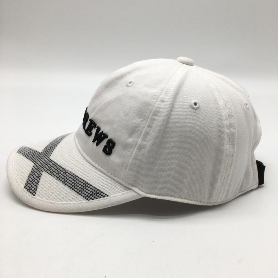 St ANDREWS 【美品】セントアンドリュース キャップ 白×黒 立体ロゴ FR