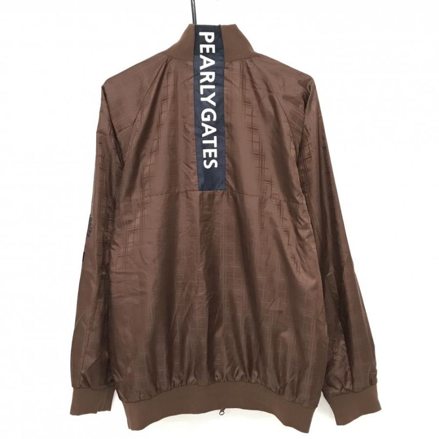 Pearly gates パーリーゲイツ　裏地総柄　蓄熱　ナイロンジャケット　L PEARLY GATES 【超美品】パーリーゲイツ ジャケット ブラウン