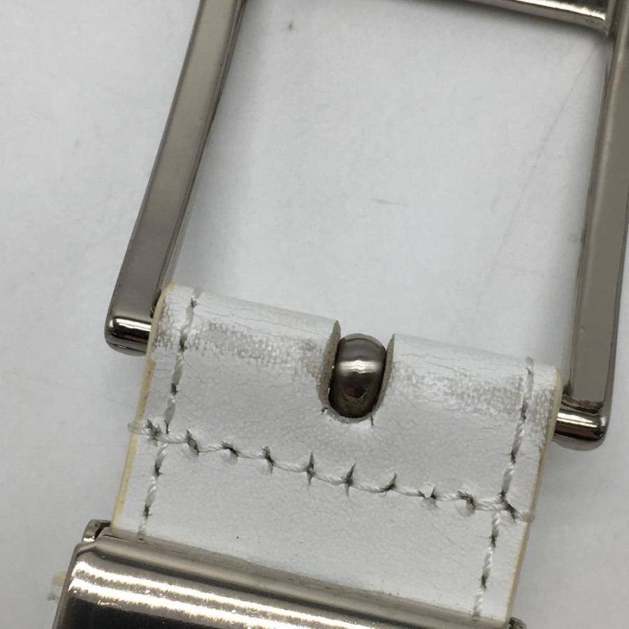 PEARLY GATES（パーリーゲイツ） ベルト 白 型押しニコちゃん スマイル