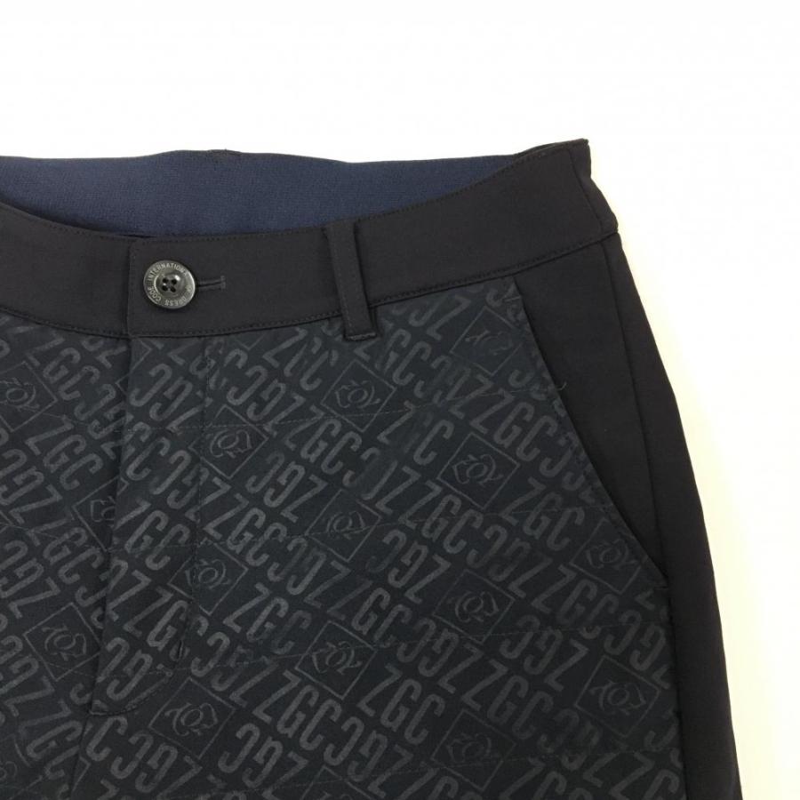 ZOY（ゾーイ） 中綿パンツ ダークネイビー フロント地模様