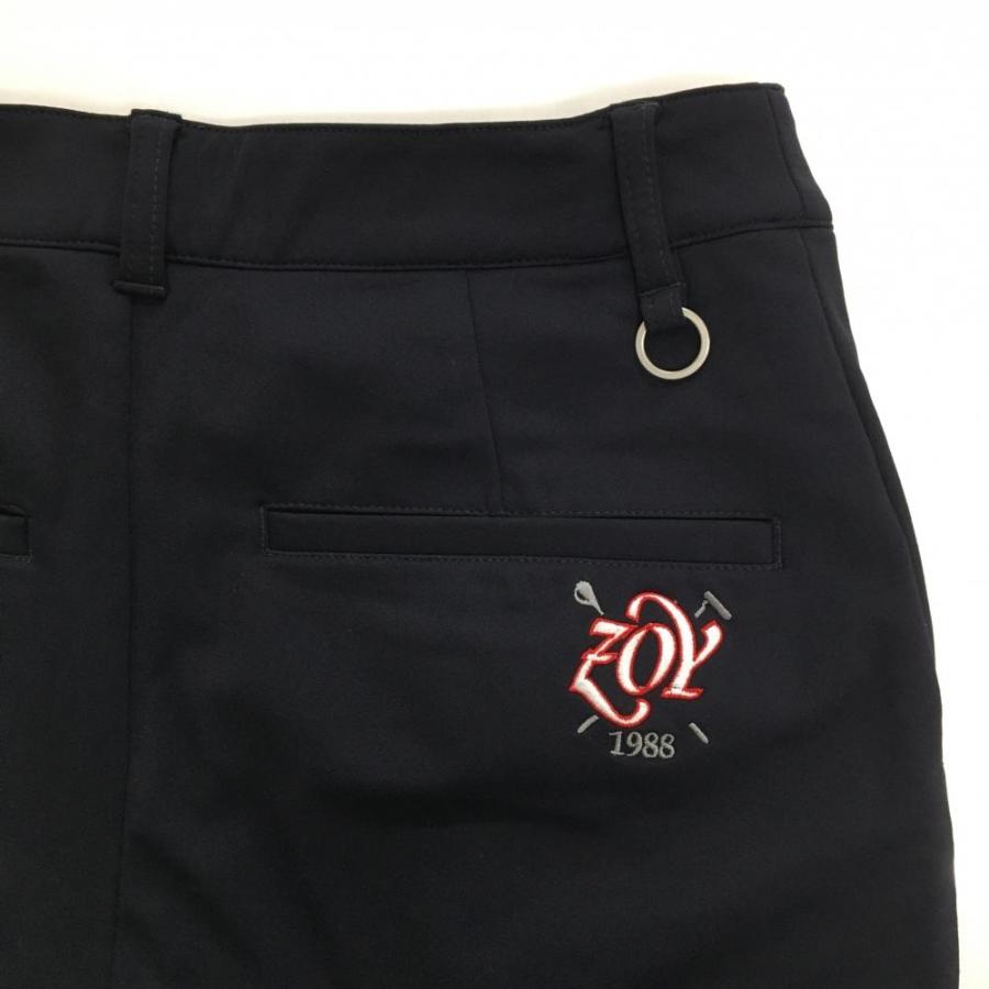 ZOY（ゾーイ） 中綿パンツ ダークネイビー フロント地模様