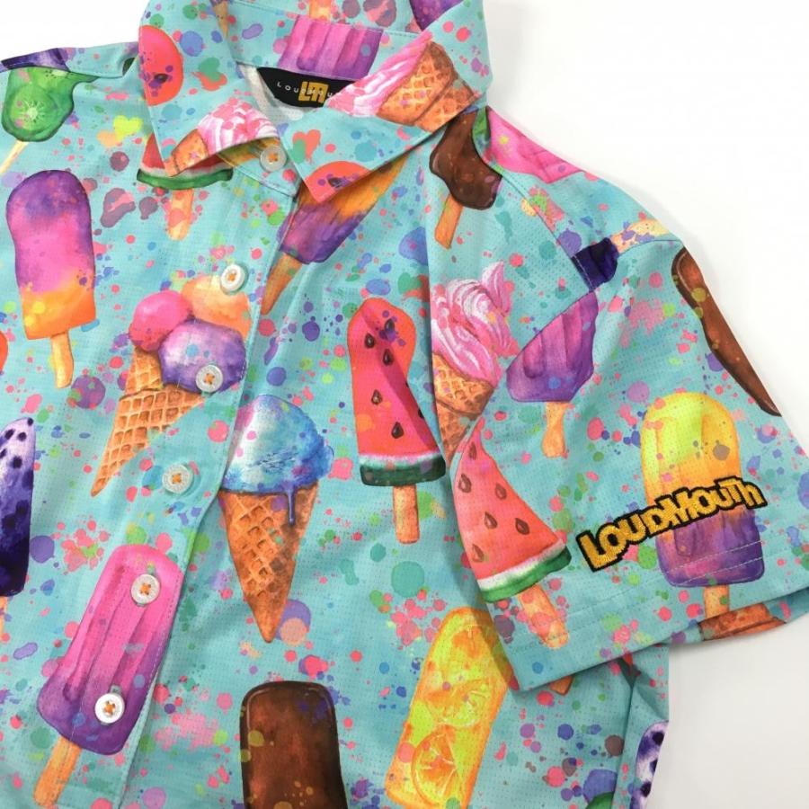 LOUDMOUTH スカルデザイン ポロワンピース LOUDMOUTH（ラウドマウスゴルフ） 【超美品】ラウドマウス 半袖ポロ